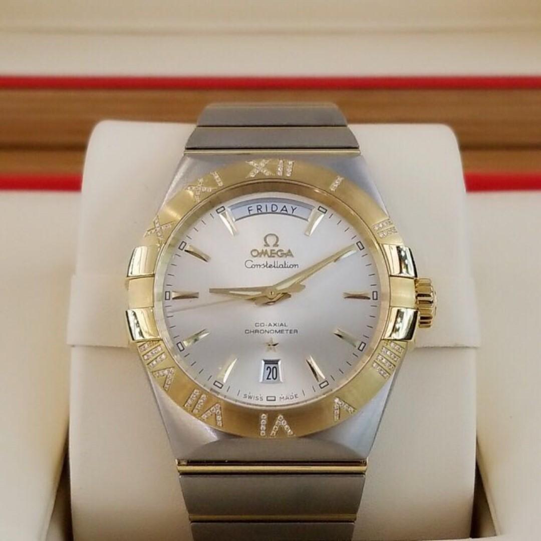 Best UK Sale Omega Constellation 123.25.38.22.02.002 Automatic Fake Watch With Silvery Dial For Sale
