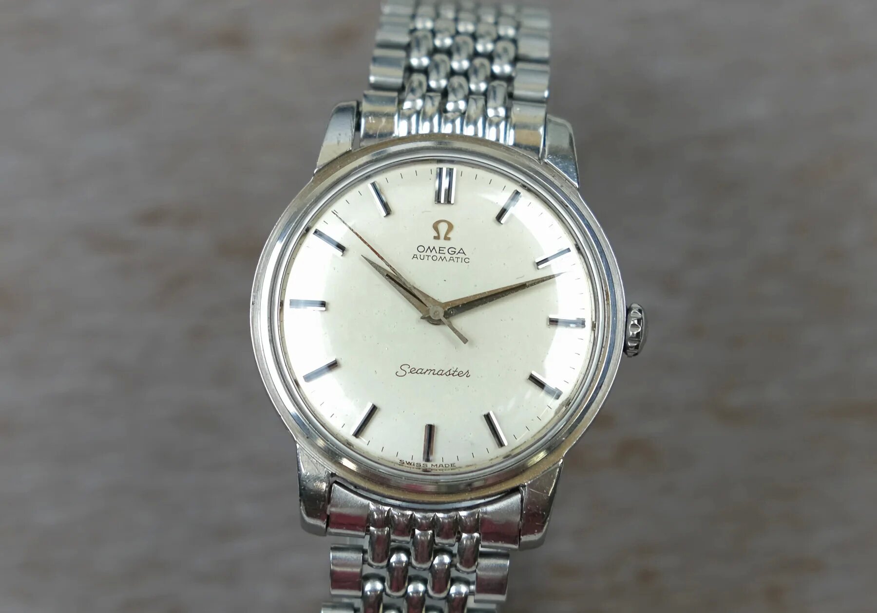 UK Perfect Fake Omega Seamaster ref. 165.011 in stainless steel — €700–1500