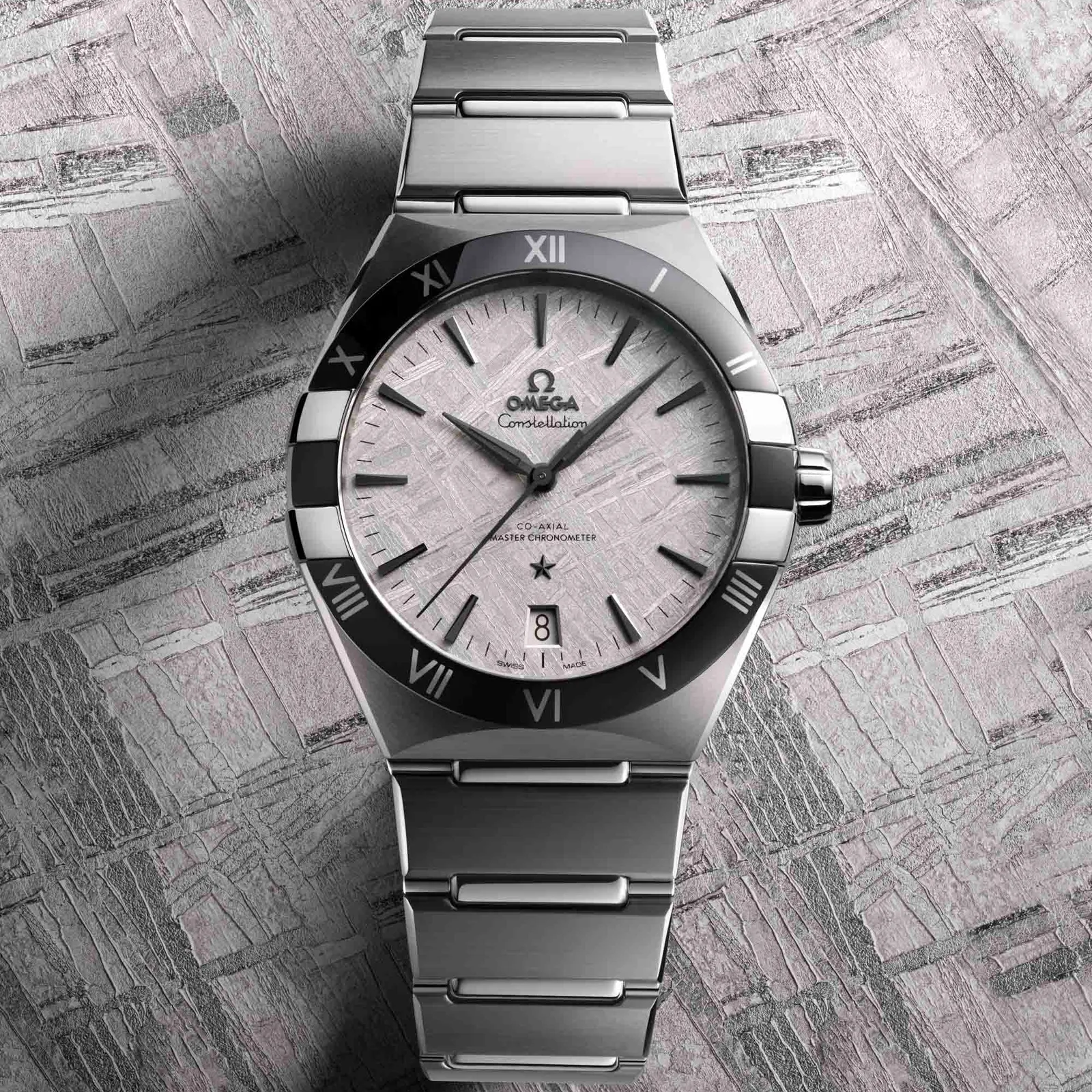 This New UK 1:1 Fake Omega Watch Has a 4.5 Billion-Year-Old Dial